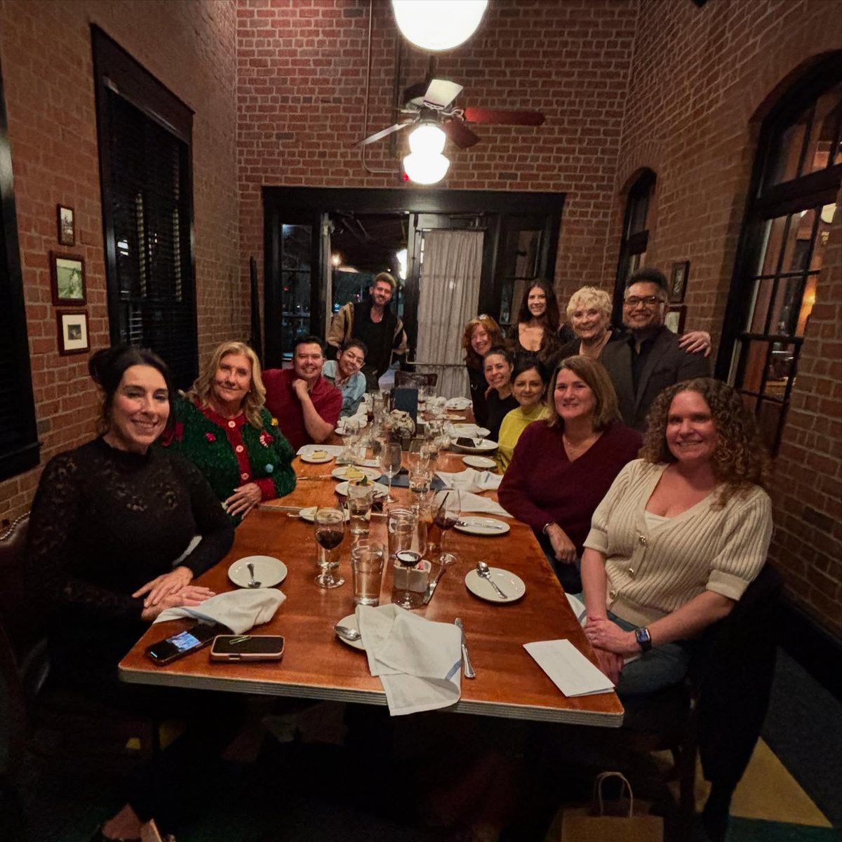 SDCEA members at a holiday dinner