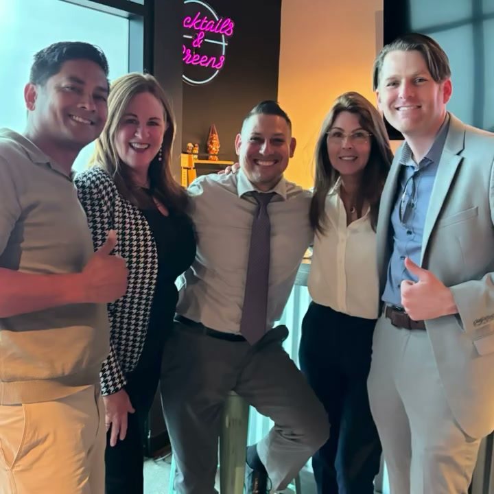 Members at an evening mixer